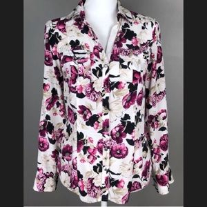 💕 WHBM Silk Button-Down